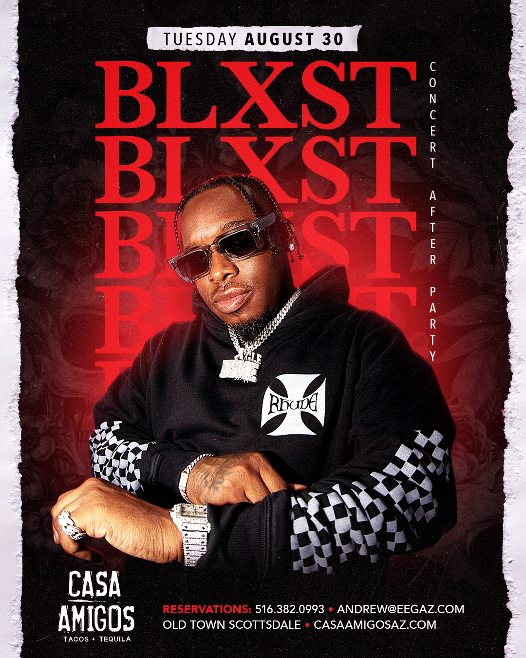 Casa Amigos Featuring BLXST | Tuesday, August 30th (OLD)